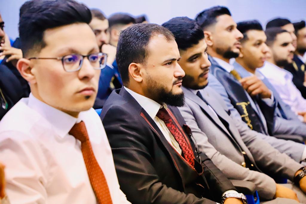 حفل تكريم للطلاب المشاركين والفائزين في مسابقة أفضل بحث تخرج في كلية الاقتصاد والعلوم السياسية بجامعة مصراتة width=